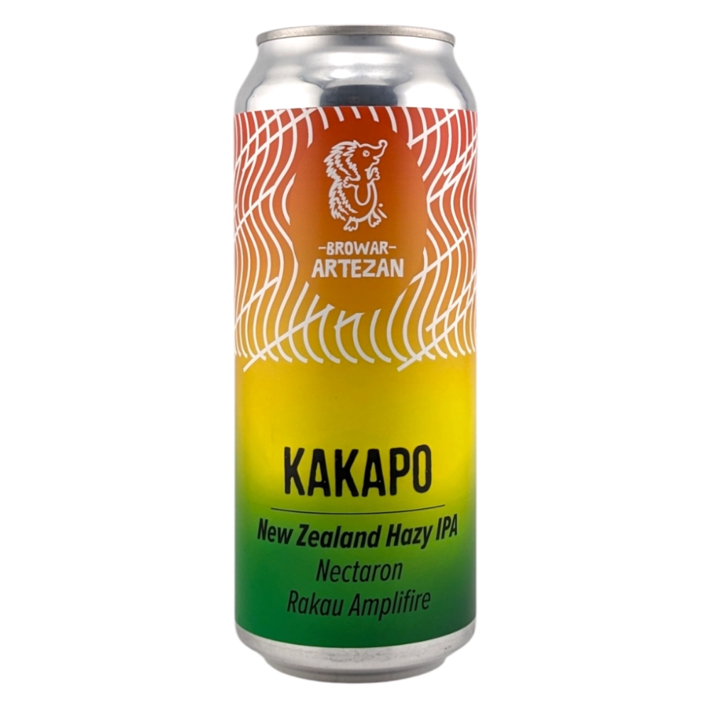 Piwo Artezan Kakapo - New Zealand Hazy IPA 6% 500 ml Puszka