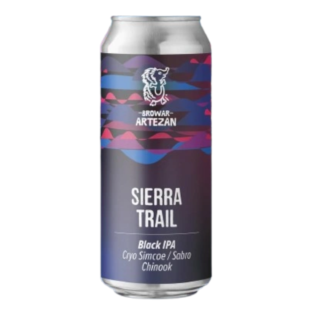 Piwo Artezan Sierra Trail - Black IPA 7% 500 ml puszka