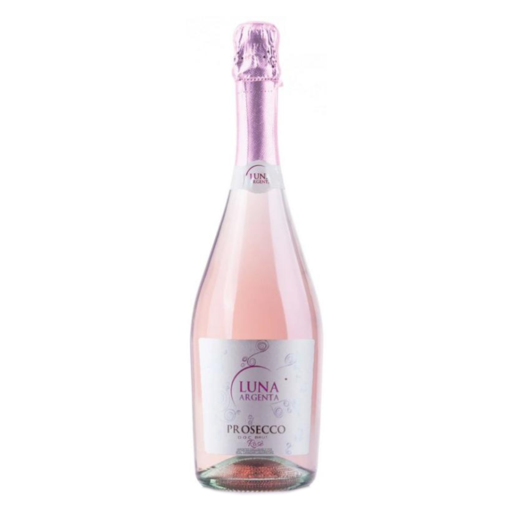 Wino Prosecco Rose Brut Luna Argenta 11,5% różowe wytrawne 750 ml