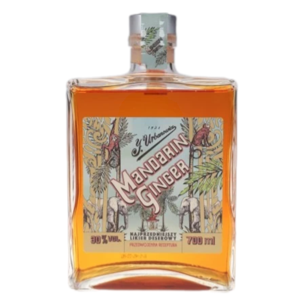 Likier J. Urbanowicz Mandarin Ginger 30% 100 ml