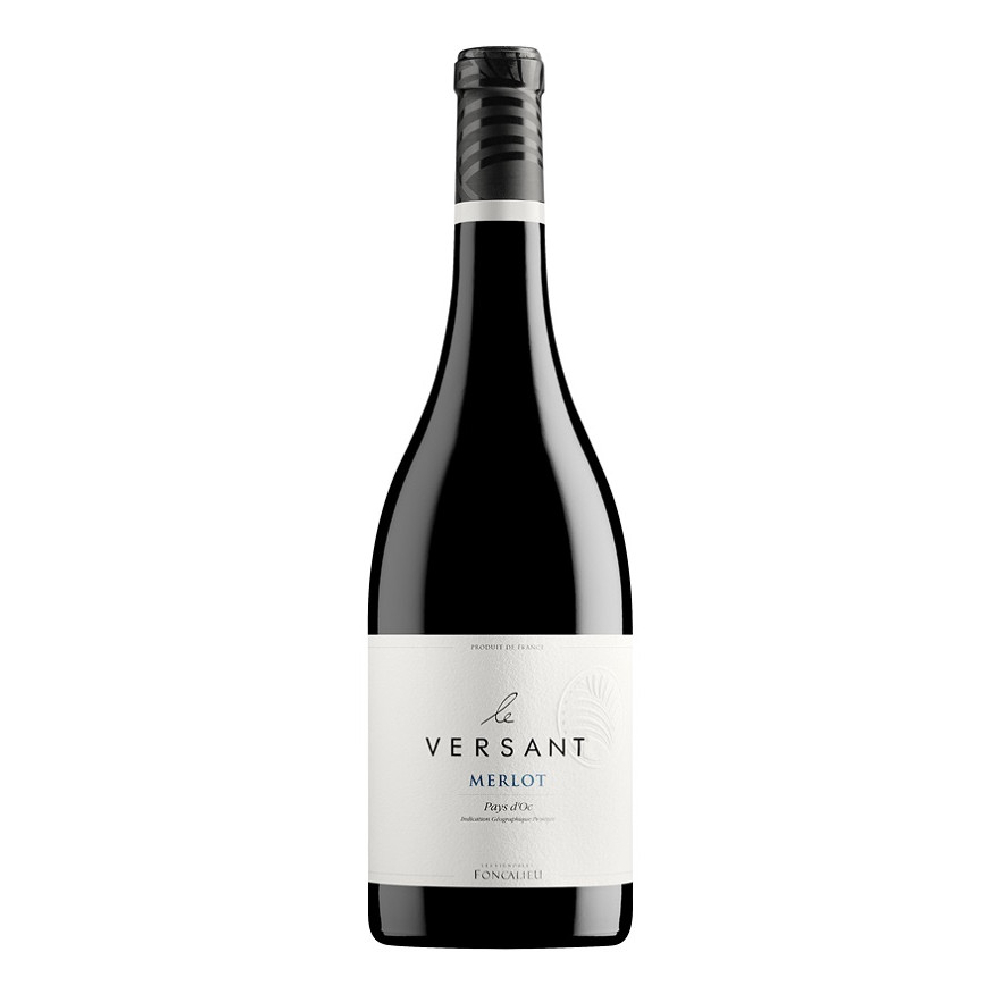 Wino Foncalieu Le Versant Merlot wegańskie czerwone wytrawne 750 ml