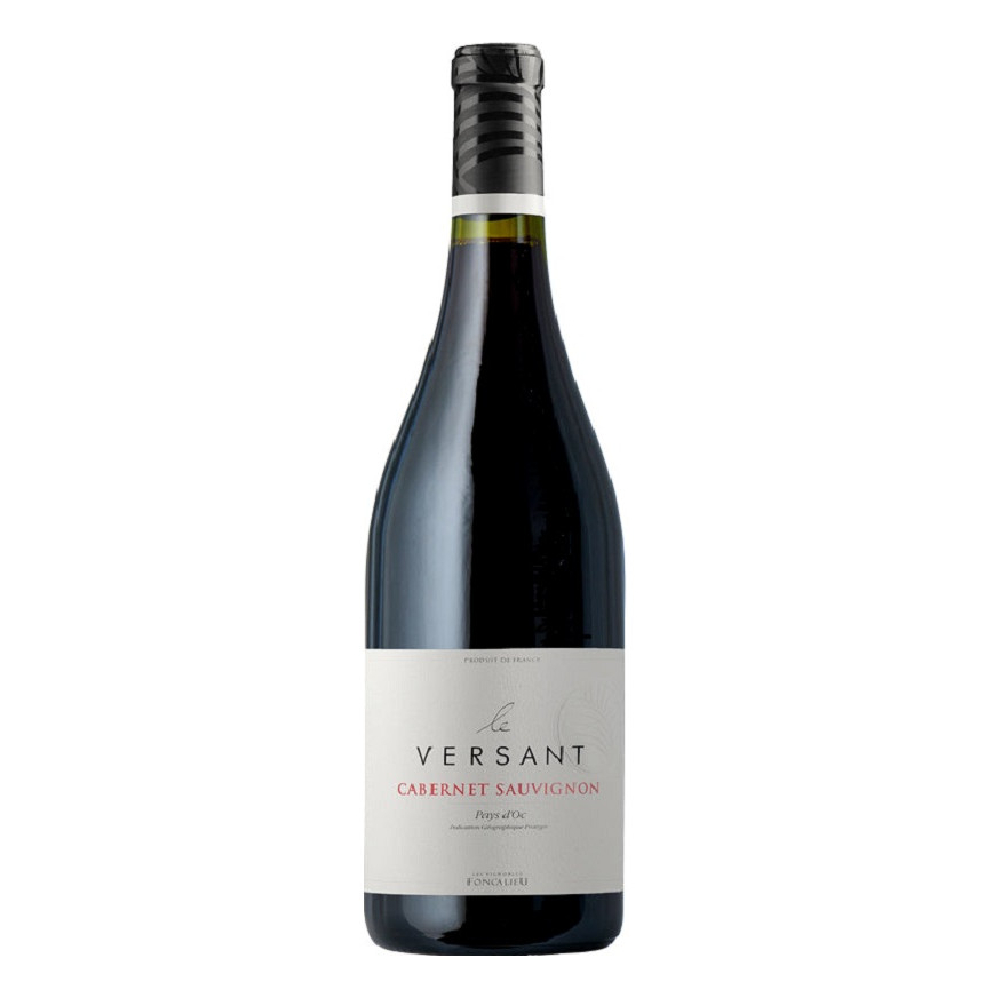 Wino Foncalieu Le Versant Cabernet Sauvignon wegańskie czerwone wytrawne 750 ml
