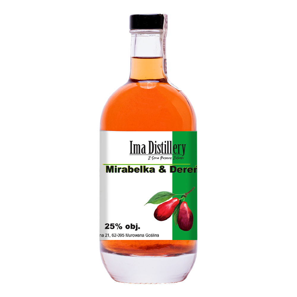 Nalewka Ima Distillery Mirabelka & Dereń 25% 500 ml