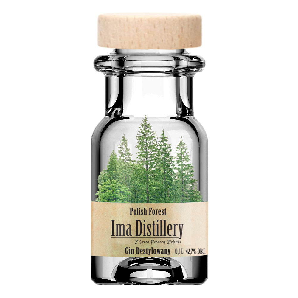 Gin Ima Distillery Polish Forest 42,7% 100 ml