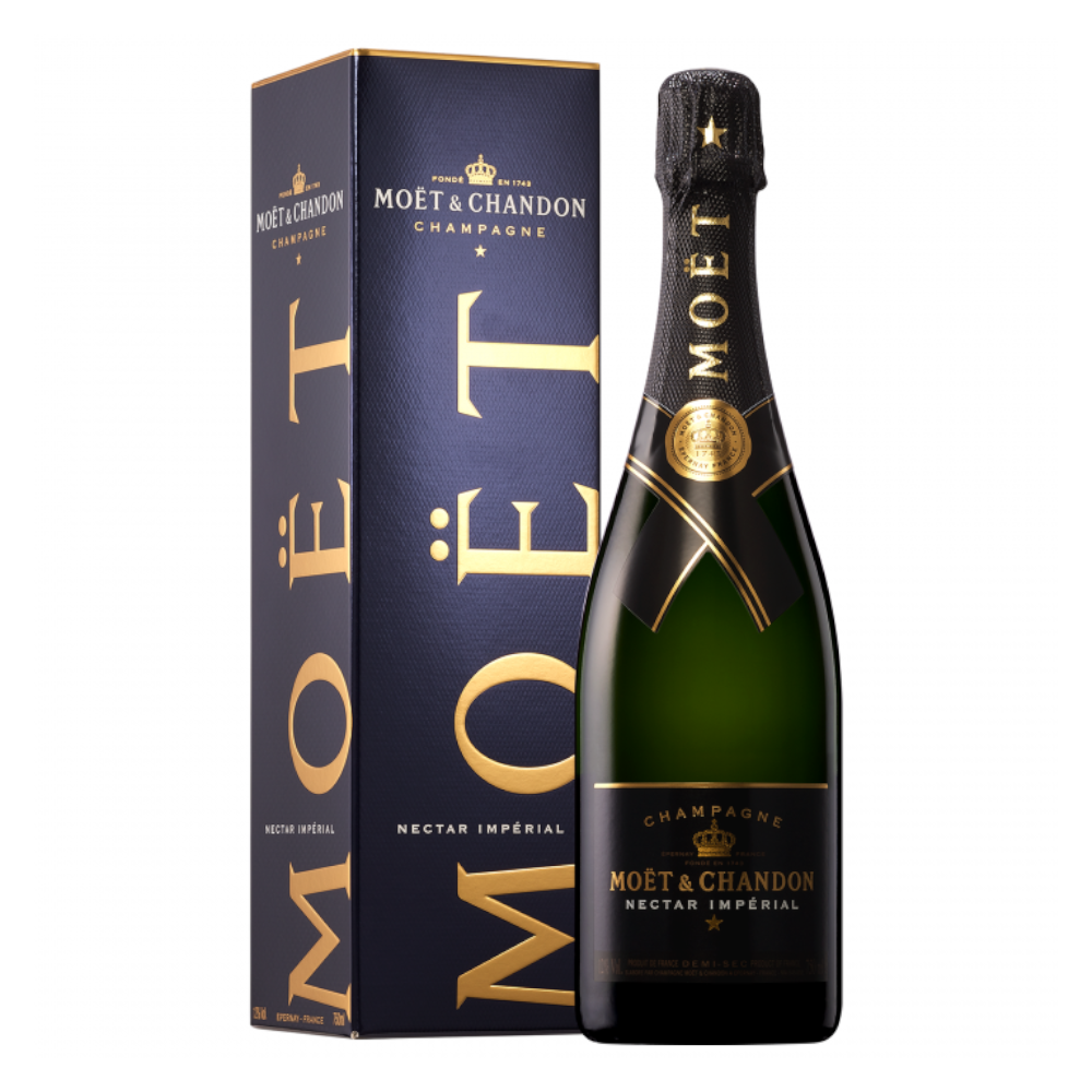 Szampan Moet & Chandon Nectar Imperial 12% biały wytrawny 750 ml kartonik old