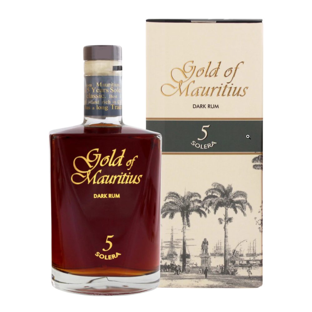 Rum Gold of Mauritius Dark Solera 5 40% 700 ml kartonik