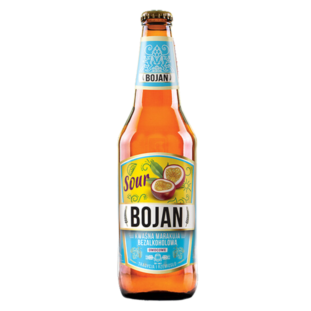 Piwo Bojan Kwaśna Marakuja Bezalkoholowe 0% 500 ml