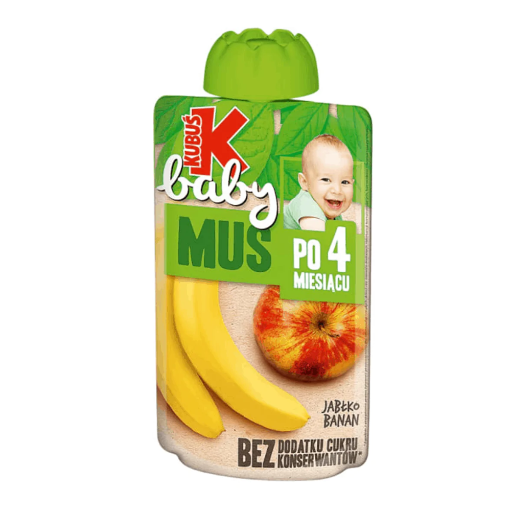 Kubuś Baby Mus Jabłko-Banan 100 g
