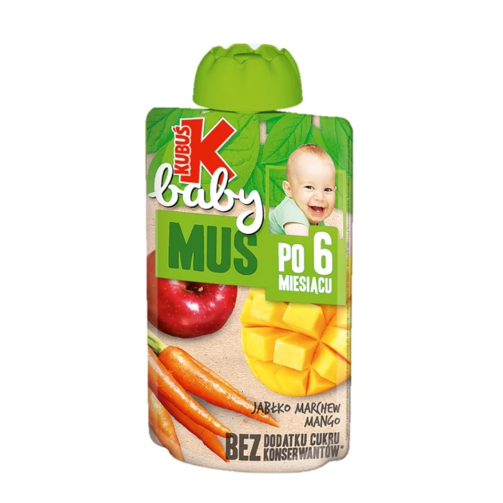 Kubuś Baby Mus Jabłko-Marchew-Mango 100 g