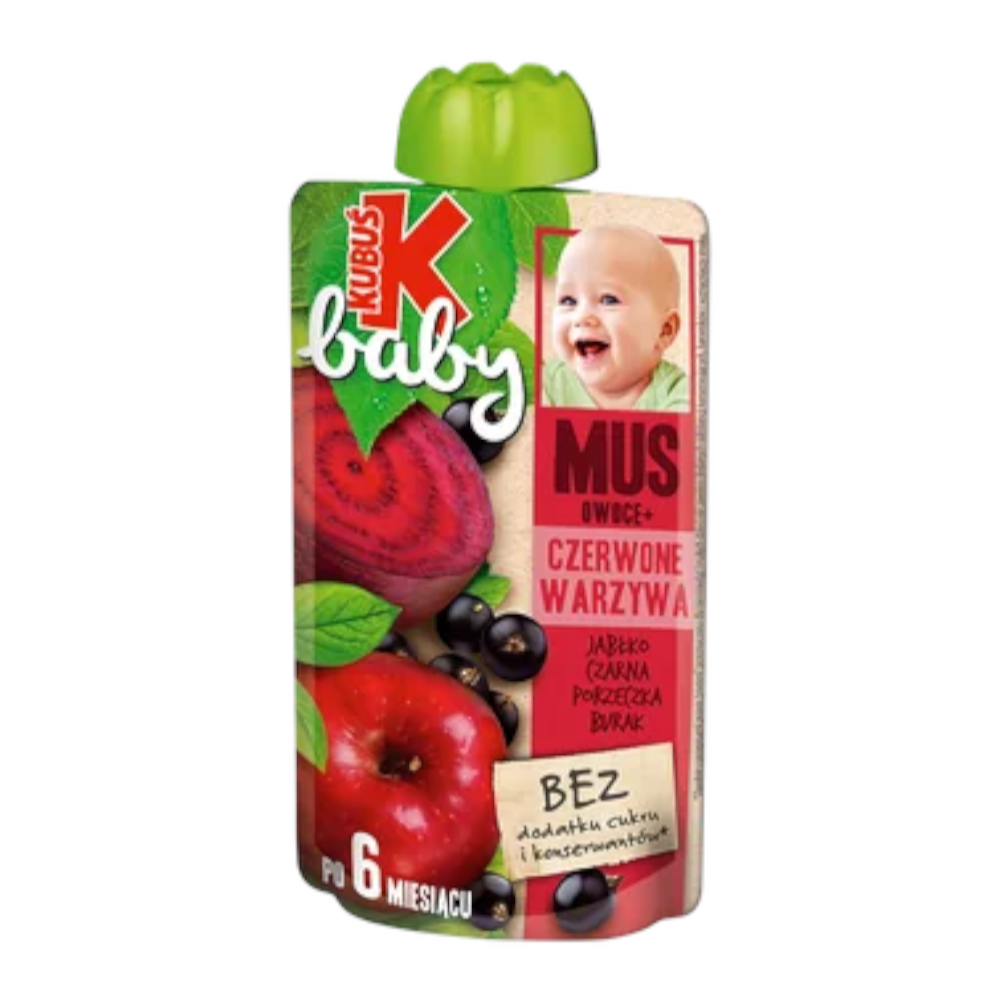 Kubuś Baby Mus Jabłko-Porzeczka-Burak 100 g