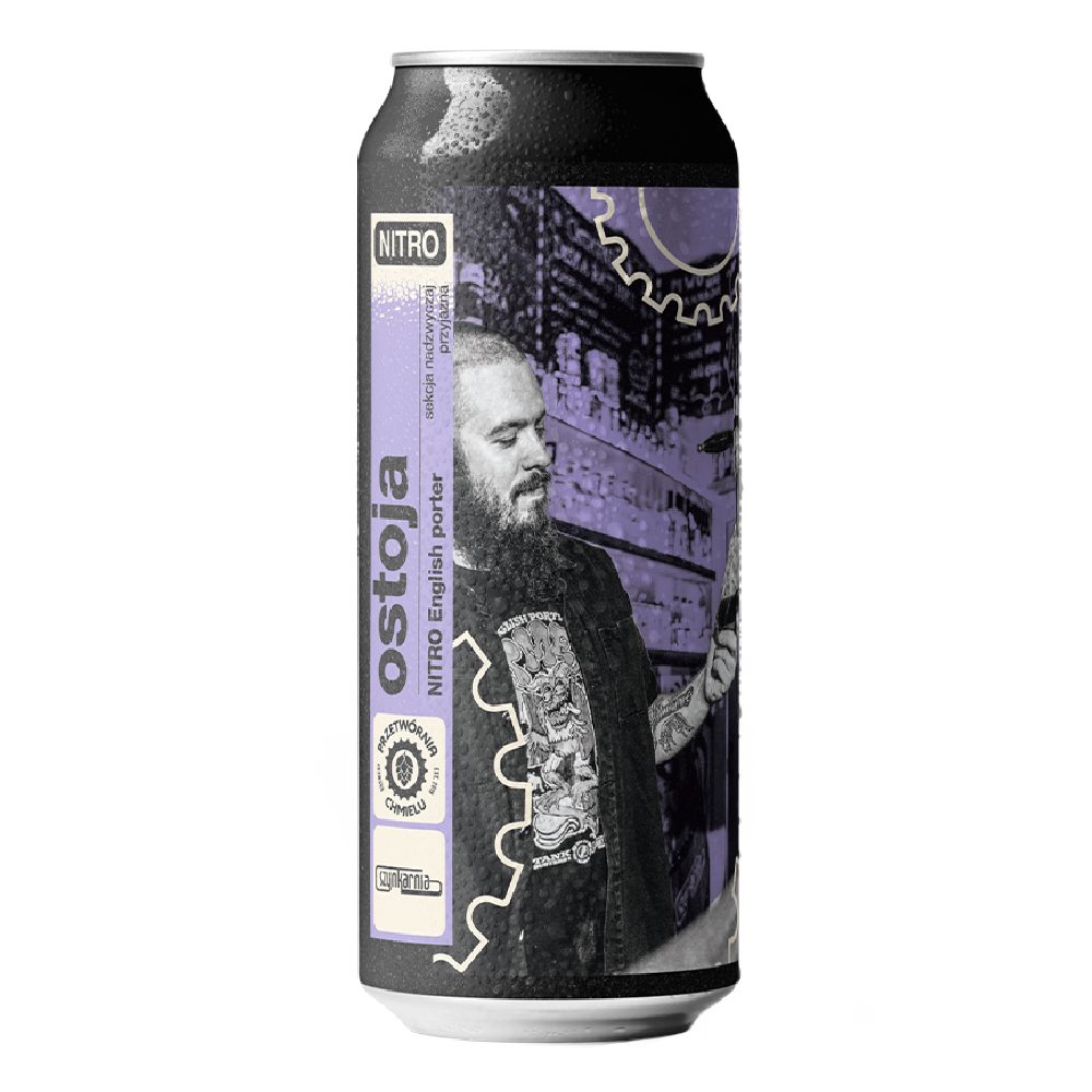Piwo Przetwórnia Chmielu Ostoja NITRO English Porter 5% 500 ml puszka