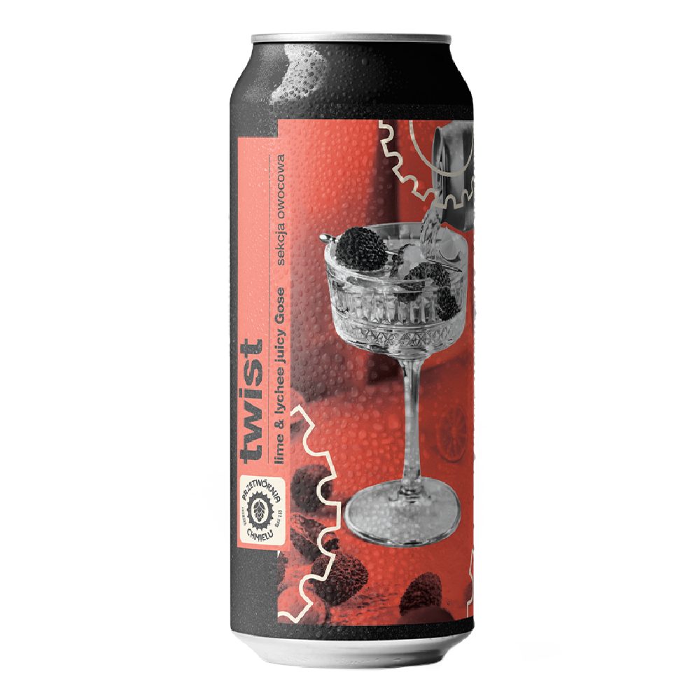 Piwo Przetwórnia Chmielu Twist #5 Lime Lychee Juicy Gose 6% 500 ml puszka