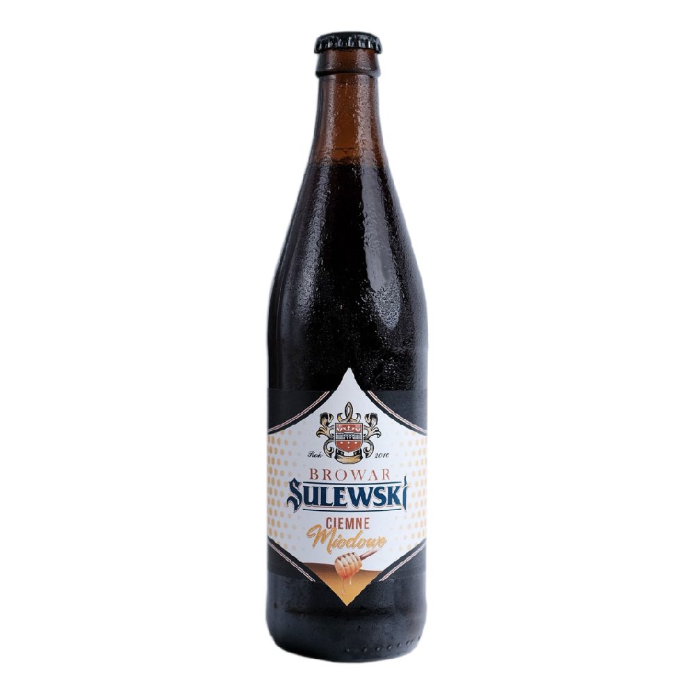 Piwo Sulewski Miodowe Ciemne 5% 500 ml