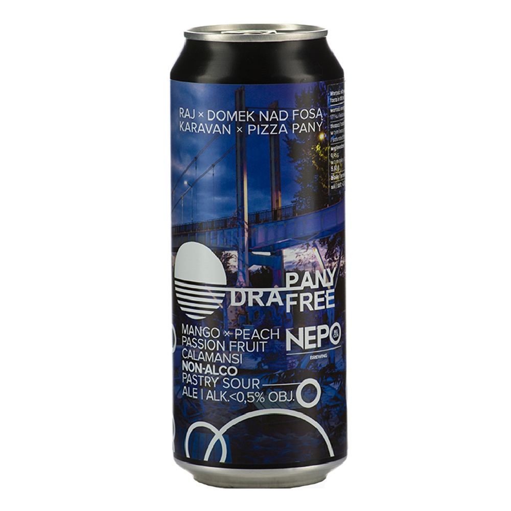 Piwo Nepo Free Odra Pany 0,5% 500 ml puszka