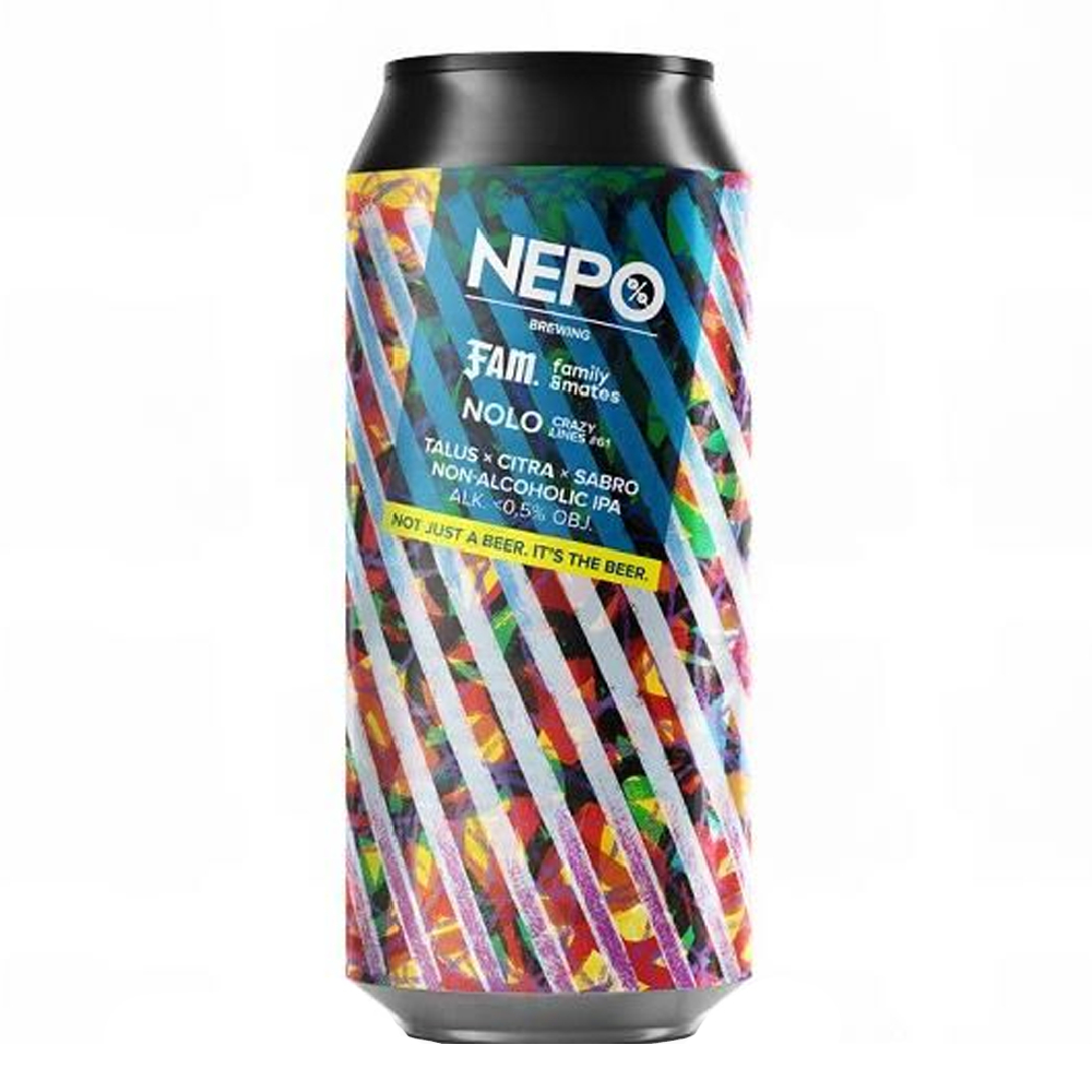 Piwo Nepomucen Crazy Lines #61 NoLo 500 ml Puszka