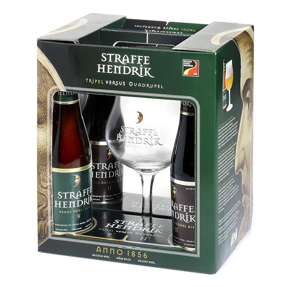 Piwo Halve Maan Straffe Hendrik 4 x 330 ml pokal