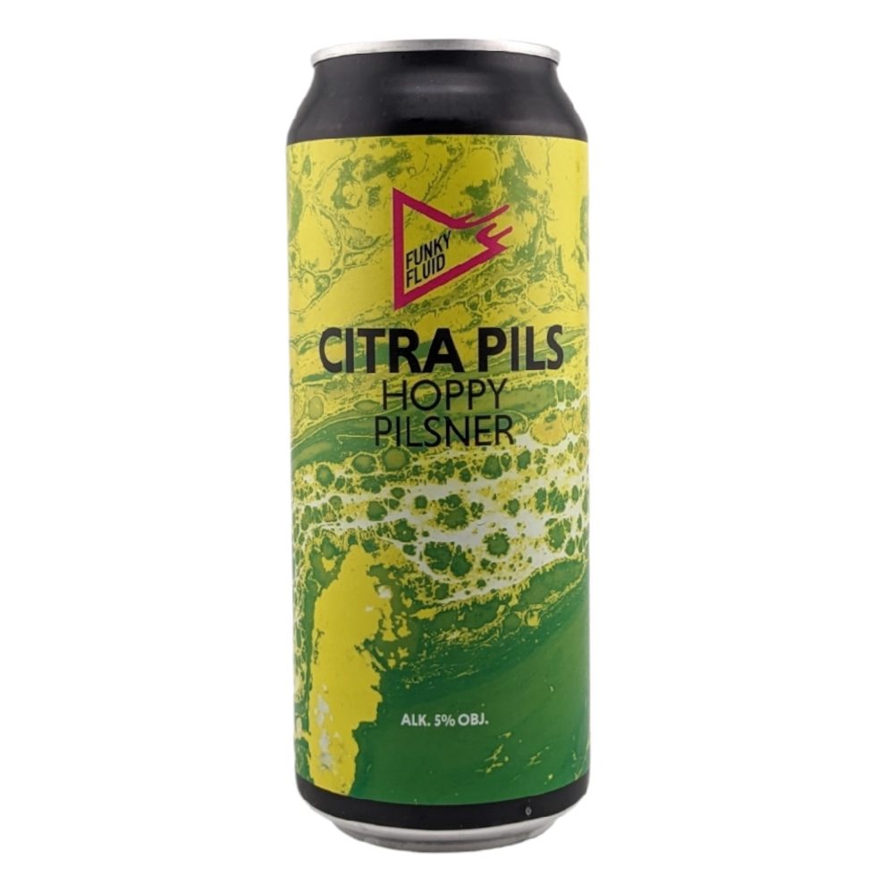 Piwo Funky Fluid Citra Pils 5% 500 ml Puszka
