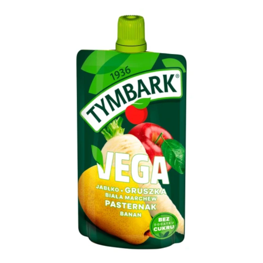 Mus  Tymbark Jabłko Gruszka Biała Marchew Pasternak Banan 100g