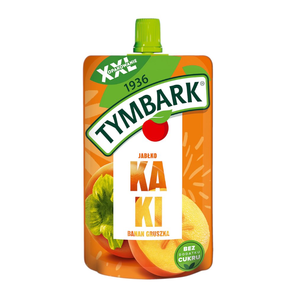 Przakąska Tymbark Mus Jungle Shot Jabłko Gruszka Banan Kaki 200 g