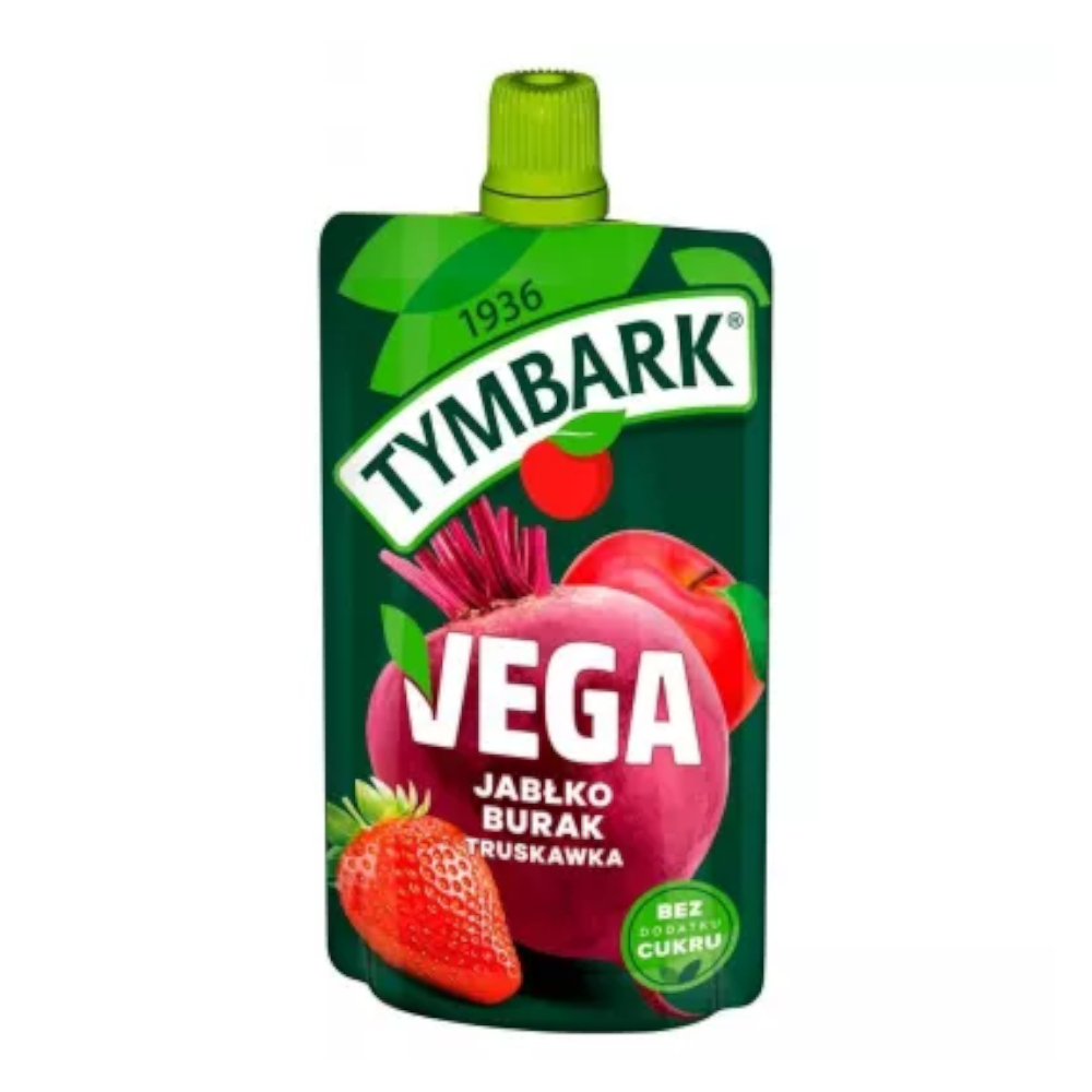 Mus Tymbark Warzywa Owoce Jabłko Burak Truskawka 100g