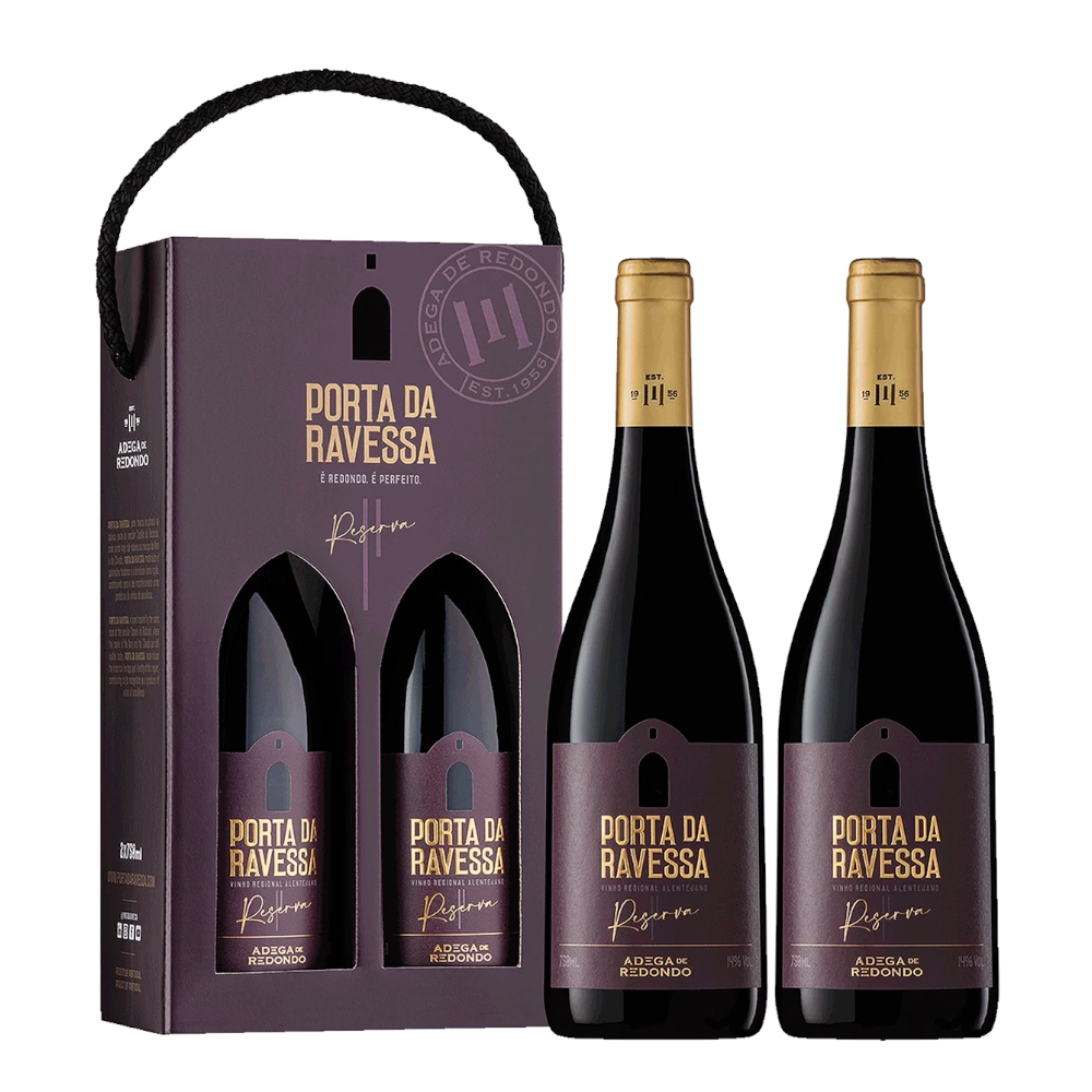 Wino Porta da Ravessa Reserva 14% 2 x 750 ml kartonik