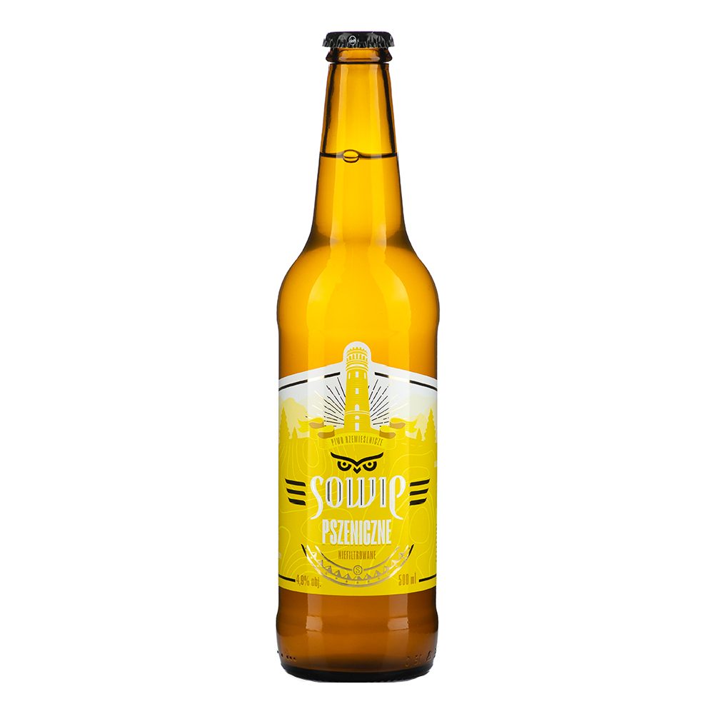 Piwo Sowie Pszeniczne Niefiltrowane 4,9% 500 ml