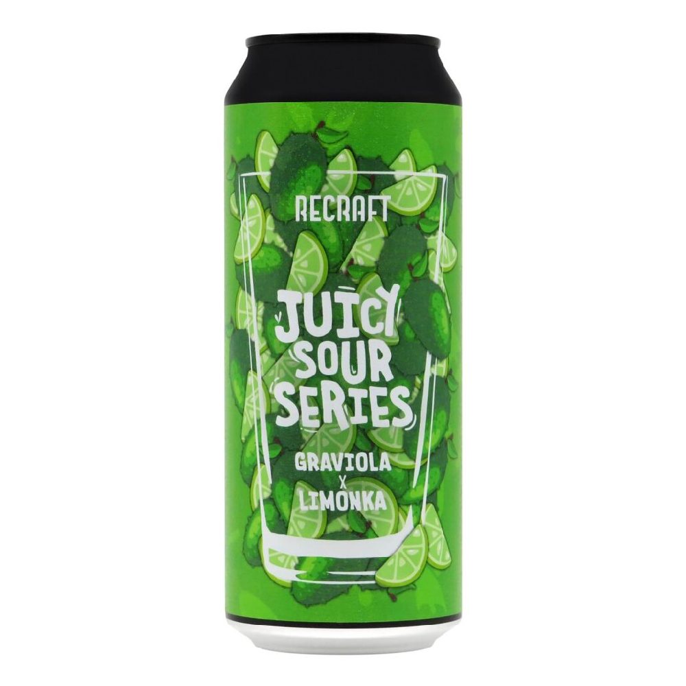 Piwo Recraft Juicy Sour Series – Graviola x Limonka 3,8% 500 ml Puszka