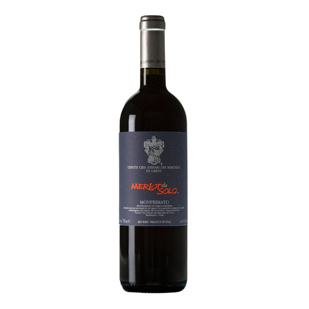 Wino Merlot da Solo Monferrato 13% czerwone wytrawne 750 ml