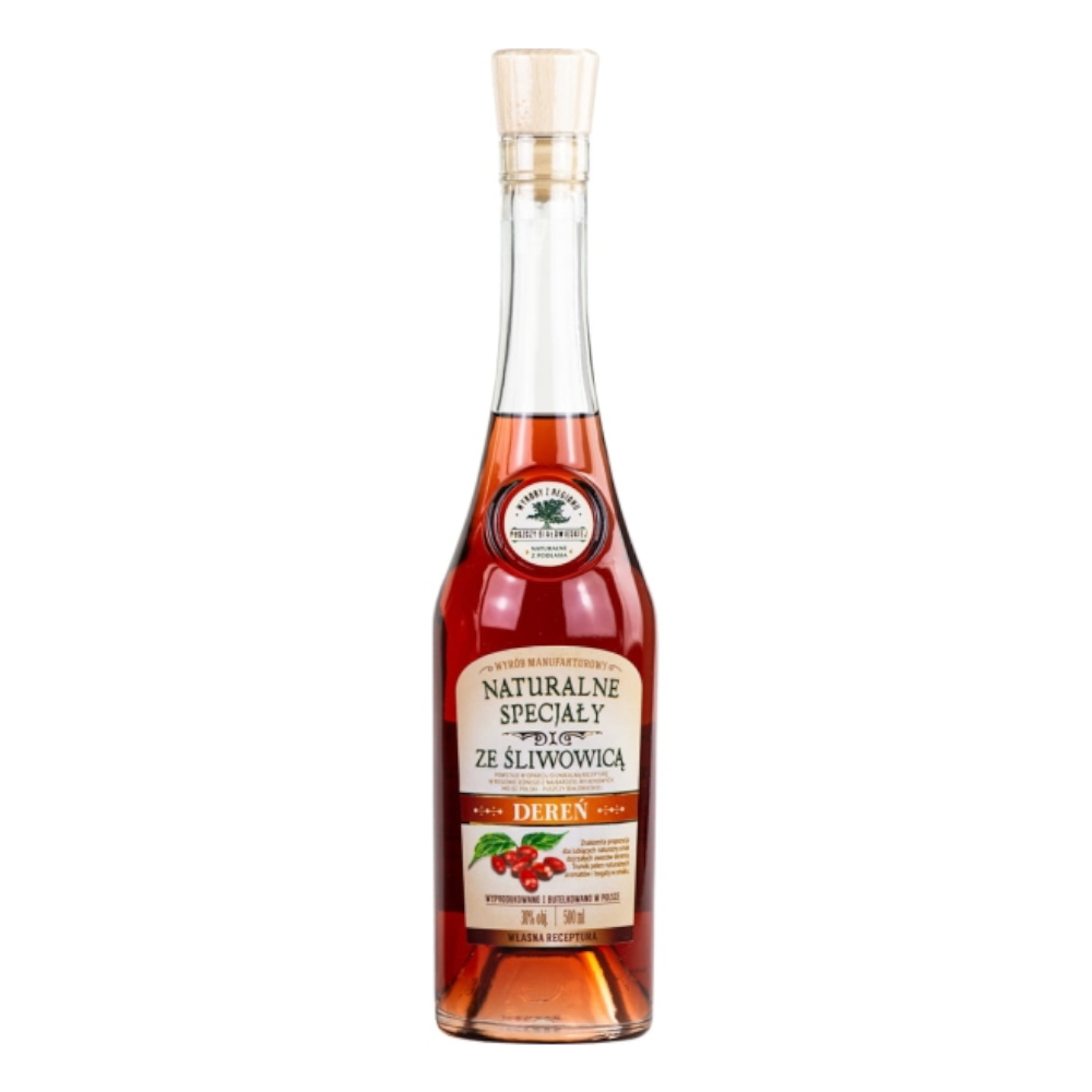 Likier Naturalne Specjały ze Śliwowicą Dereń 30% 500 ml
