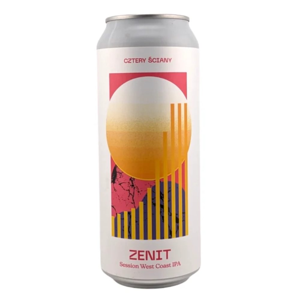 Piwo Cztery Ściany Zenit - Session West Coast IPA  5,8% 500 ml