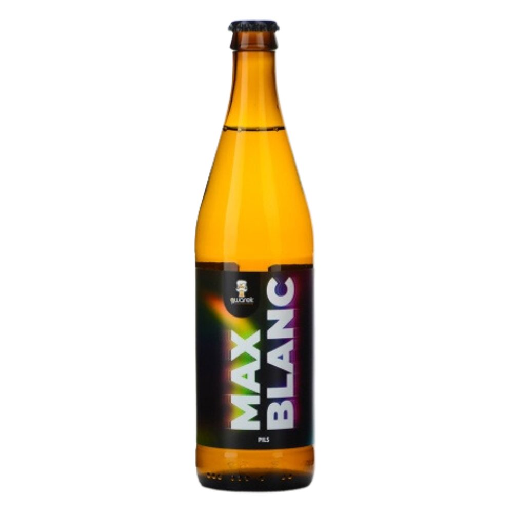 Piwo Gwarek Max Blanc - Hallertau Blanc Pils 4,8% 500 ml
