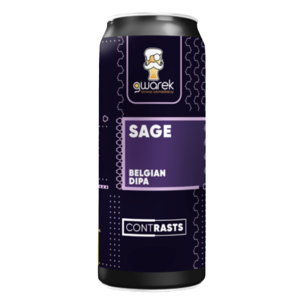 Piwo Gwarek Sage - Belgian DIPA 7,5% 500 ml Puszka
