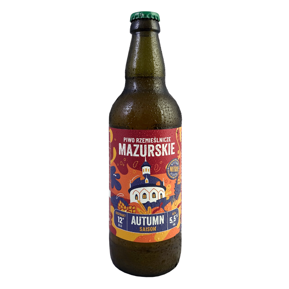 Piwo Mazurski Autumn Saison 5,5% 500 ml