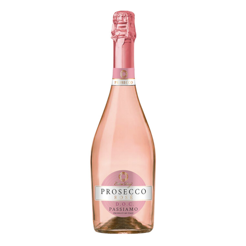 Wino Passiamo Prosecco 11% różowe wytrawne 750 ml