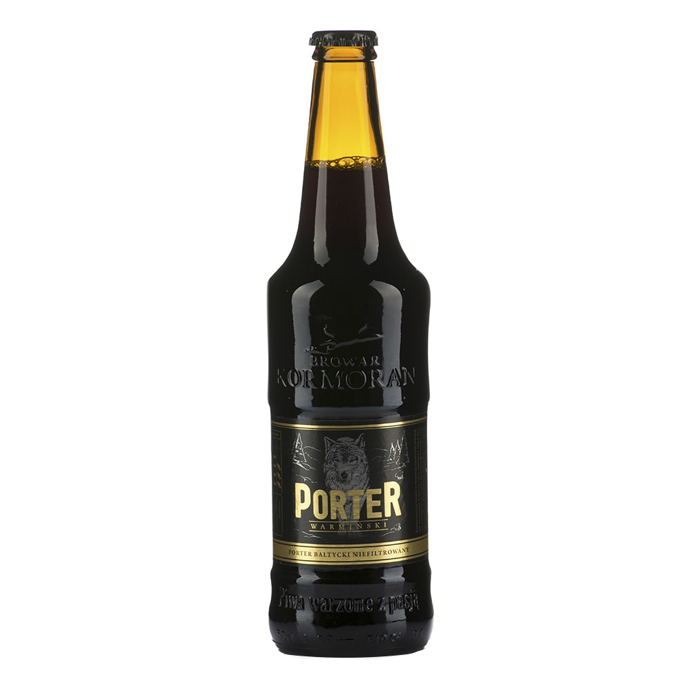 Piwo Kormoran Porter Warmiński 9% 500 ml