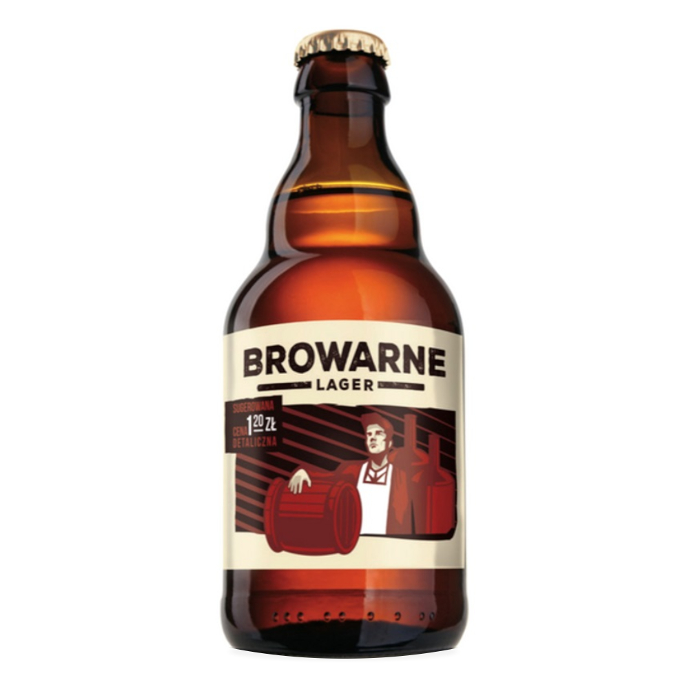 Piwo Amber Browarne Lager 330 ml