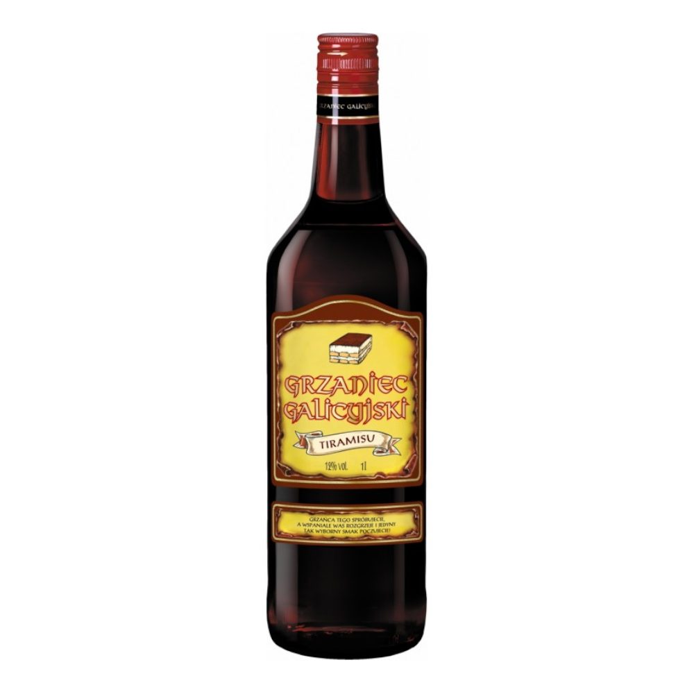 Wino Grzaniec Galicyjski Tiramisu 12% czerwone słodkie 1000 ml