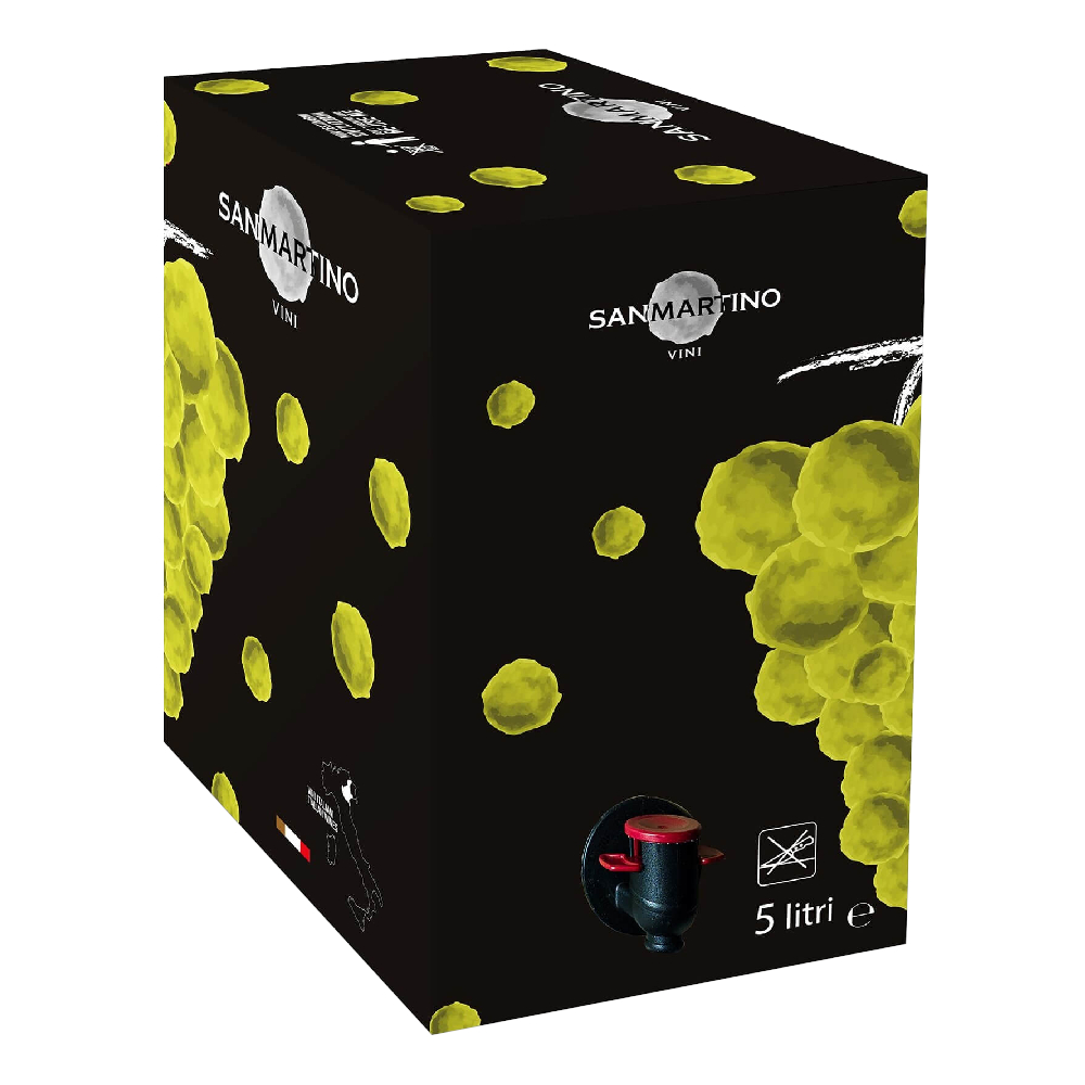 Wino San Martino Bianco BiB białe wytrawne 5000 ml