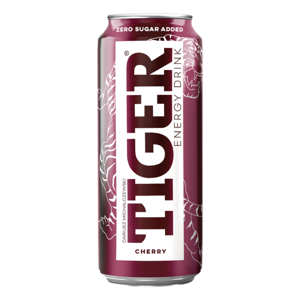 Energetyk Tiger Energy Drink Naked Line Cherry 500 ml