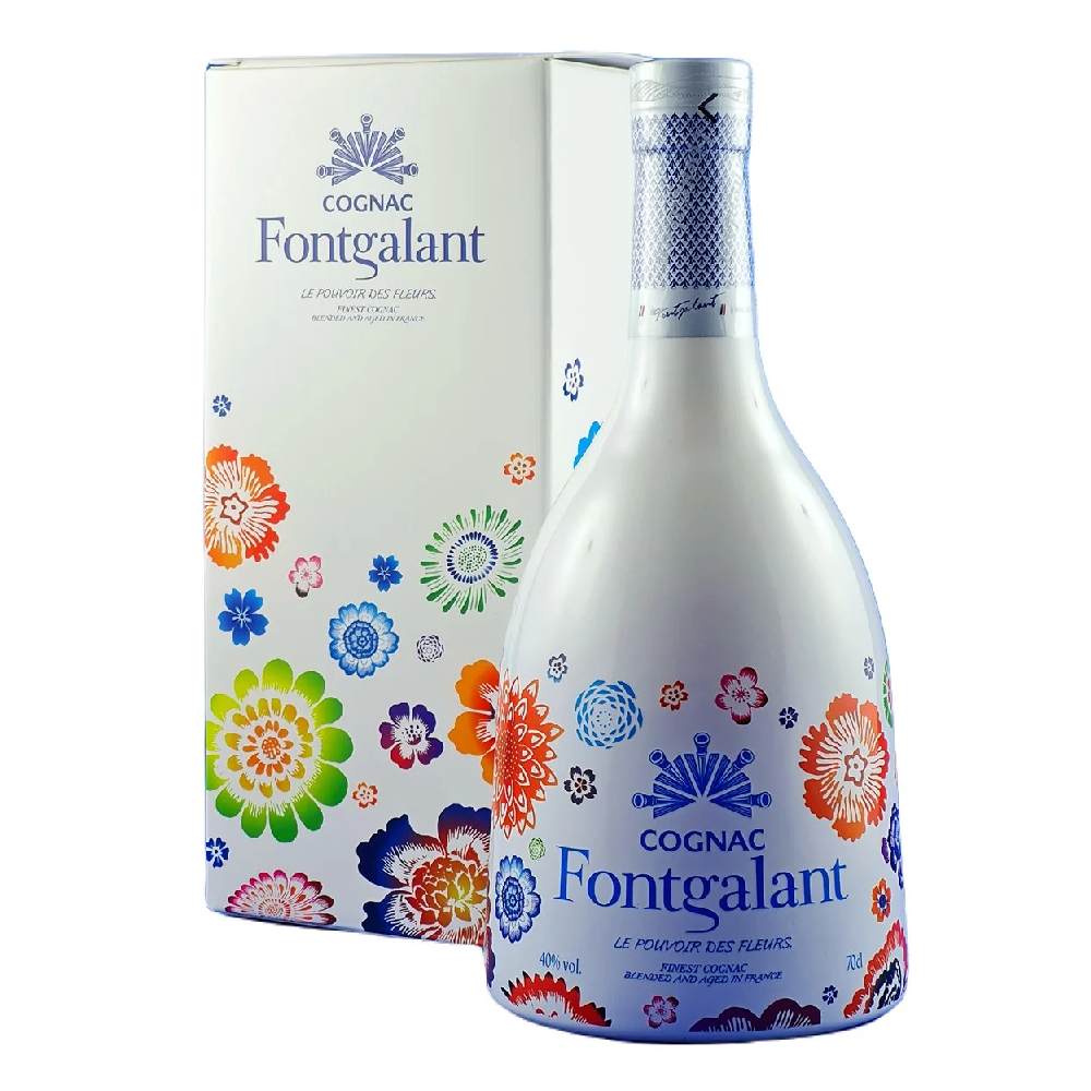 Koniak Fontgalant Cognac Pouvoir des Fleurs 40% 700 ml kartonik