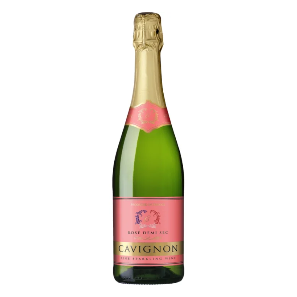 Wino Cavignon Sparkling Rose 11% różowe półwytrawne 750 ml