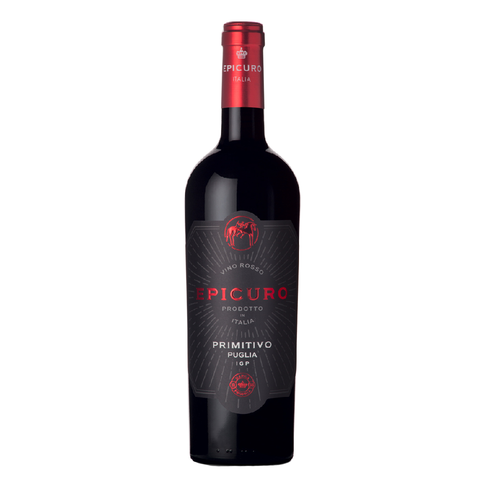 Wino Epicuro Primitivo di Puglia 13,5% czerwone wytrawne 750 ml