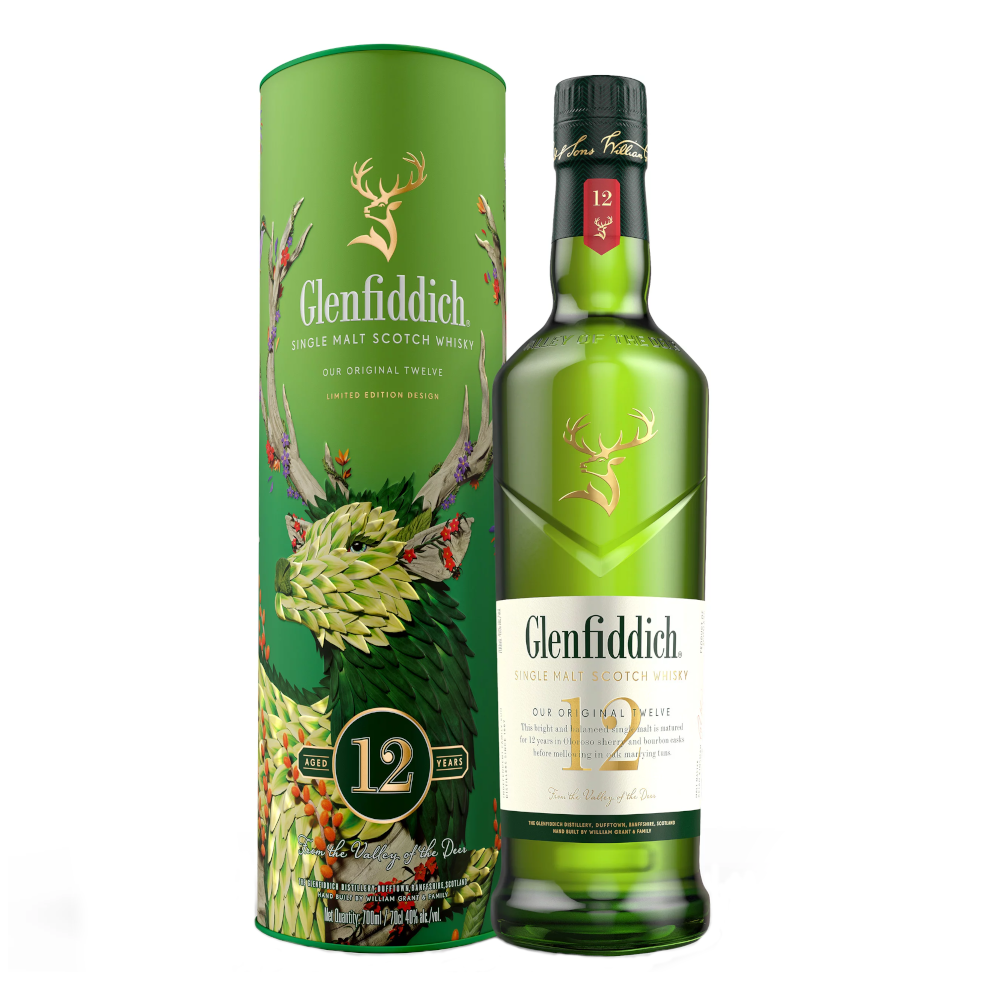 Whisky Glenfiddich 12YO Festive 40% 700 ml