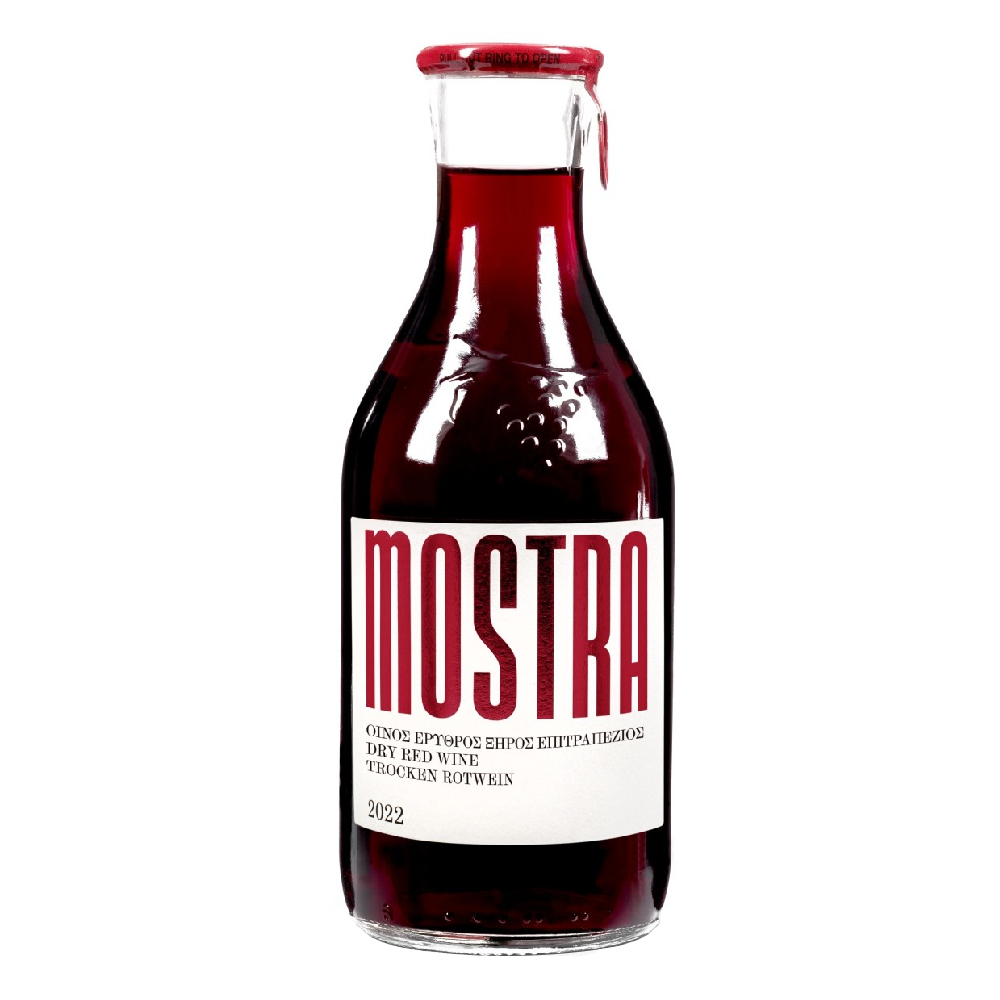 Wino Mostra Agiorgitiko Syrah Merlot 12,5% czerwone wytrawne 500 ml