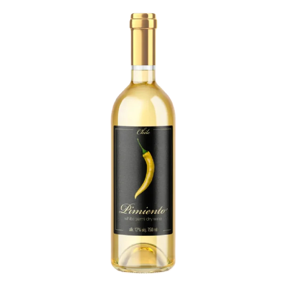 Wino Pimiento 12,5% białe półwytrawne 750 ml