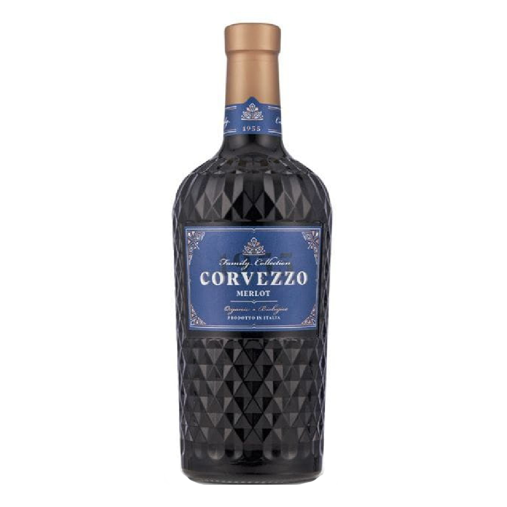 Wino Corvezzo Merlot BIO 13% czerwone wytrawne 750 ml