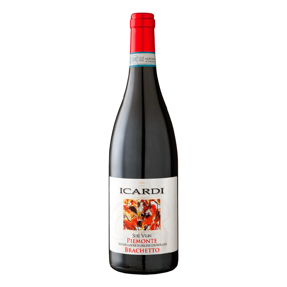 Wino Icardi Brachetto Suri Vigin 6% czerwone półsłodkie 750 ml