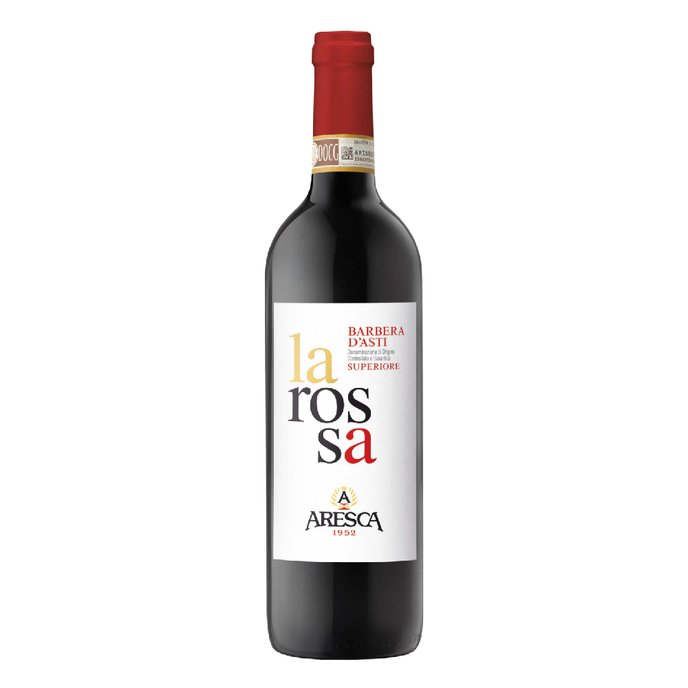 Wino Aresca LA ROSSA Barbera D’Asti Superiore DOCG 14% czerwone wytrawne 750 ml
