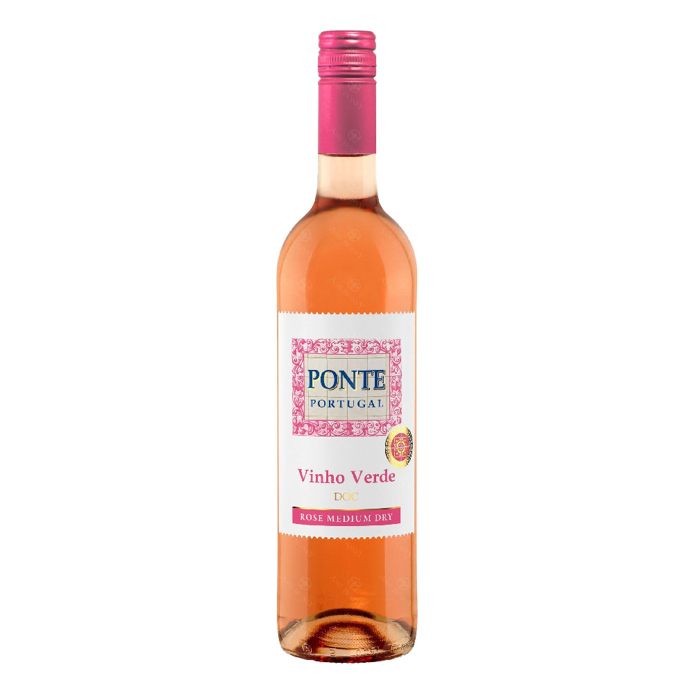 Wino Ponte 10% różowe półwytrawne 750 ml