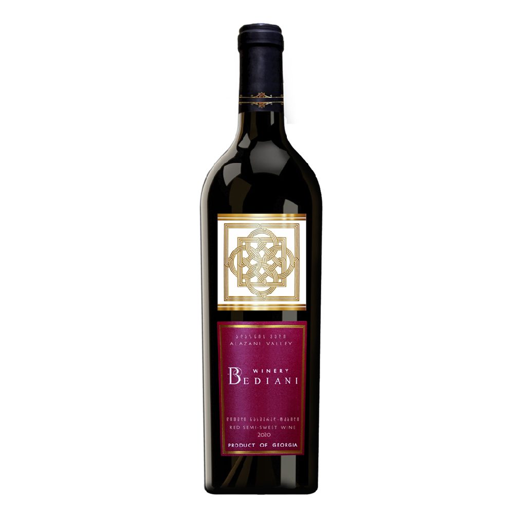 Wino Bediani Alazani Valley 11,5% białe półsłodkie 750 ml